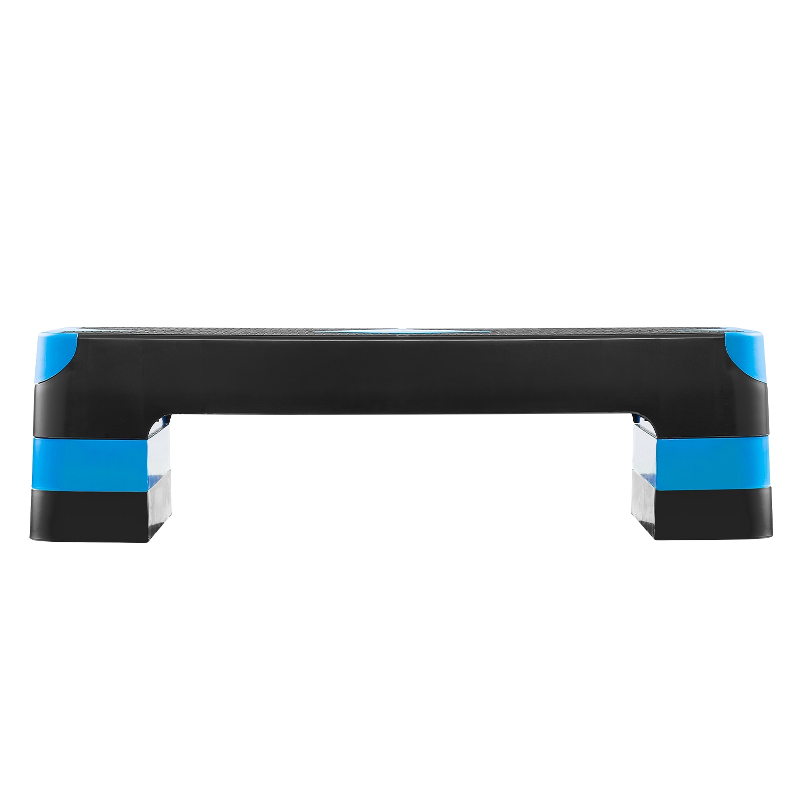 Aerobic Exercise Step Platform Height Adjustable Workout Stepper 4 Riser Blue_voghion.com